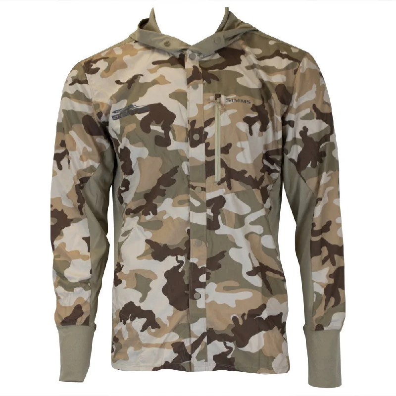 Skeeter Simms Intruder Fishing Hoody - Woodland Camo