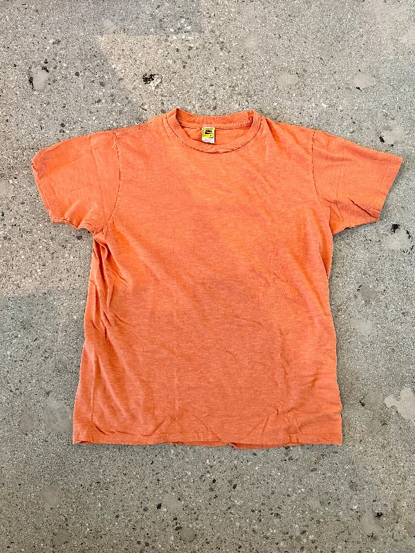 Velva Sheen Terracotta Rolled T-Shirt