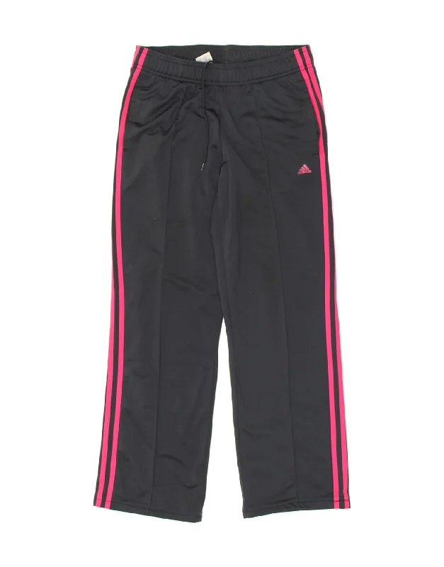 ADIDAS Womens Tracksuit Trousers UK 4/6 XS  Black Polyester