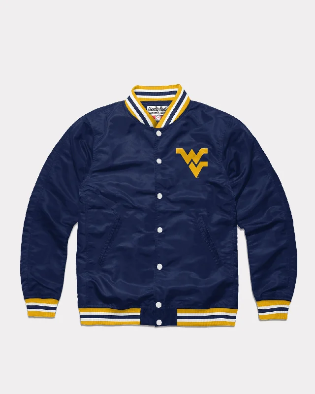 West Virginia Mountaineers Navy Varsity Jacket