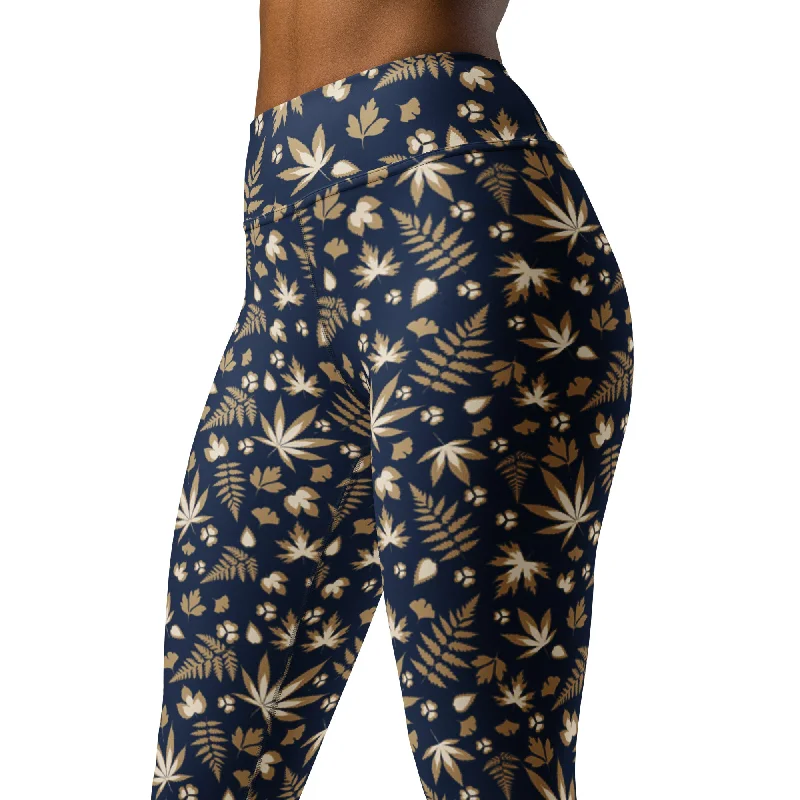 Navy Blue Yoga Leggings