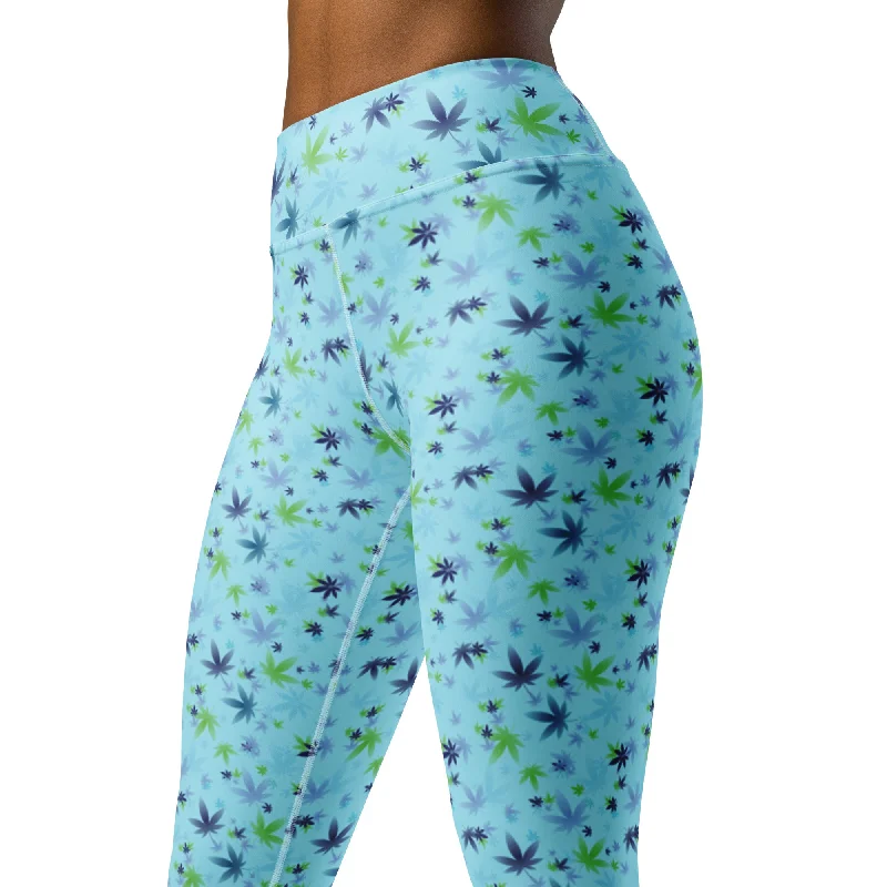 Blizzard Blue Yoga Leggings