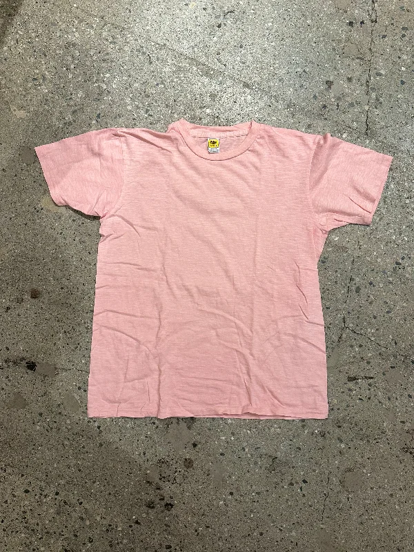 Velva Sheen Pale Pink Rolled T-Shirt