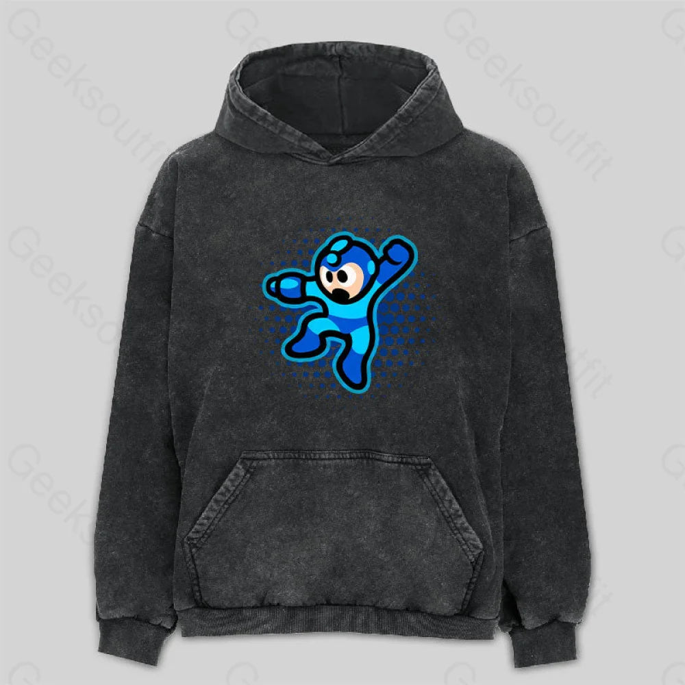 Megaman Washed Hoodie