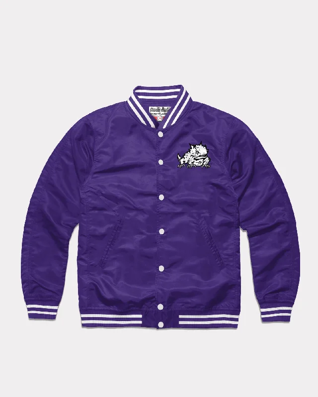 TCU Horned Frogs Purple Varsity Jacket