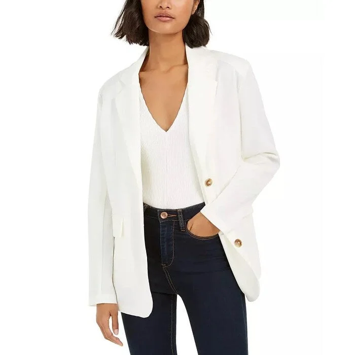 Kit & Sky Women's Oversized Blazer White Size Small