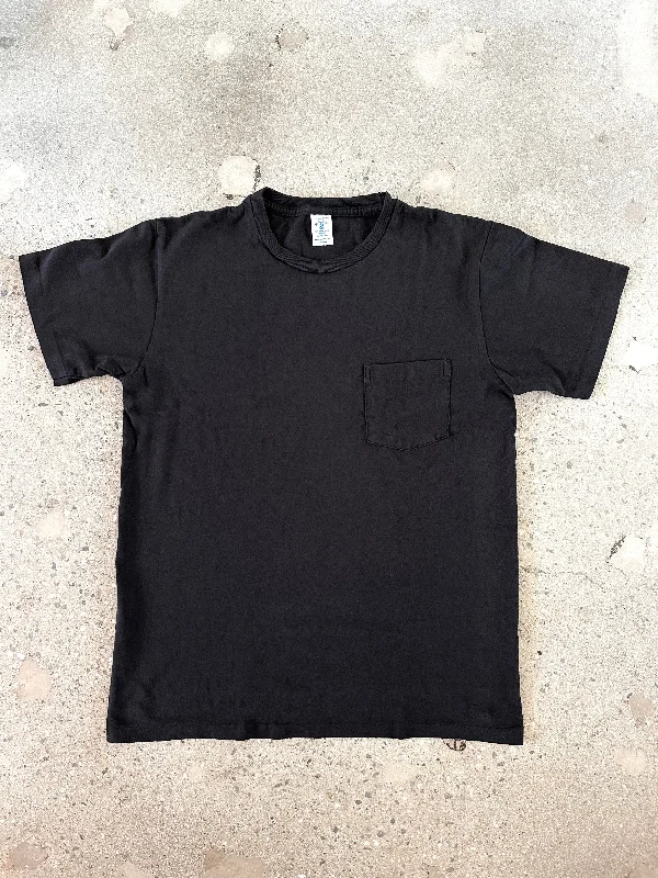 Velva Sheen PacT Two-Pack Black Pocket T-Shirt