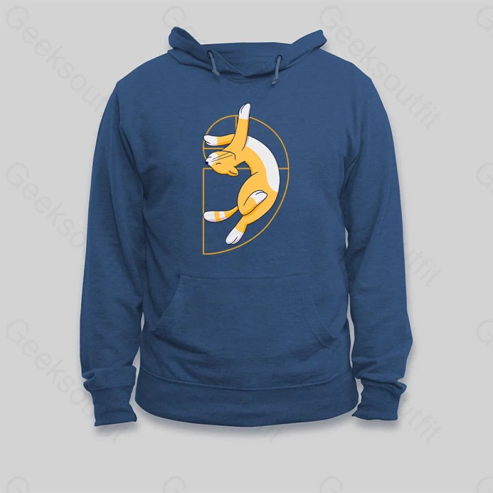 Fibonacci Spiral Cat Hoodie