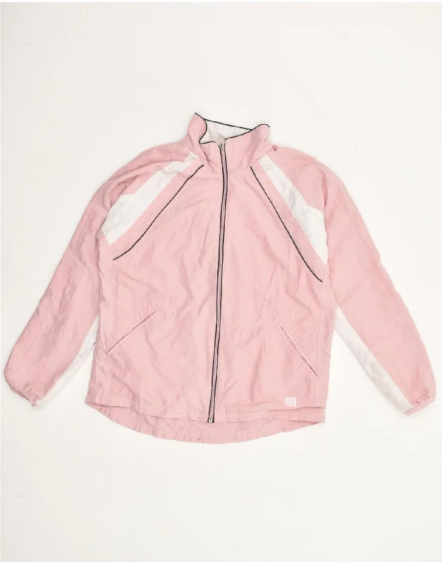 WILSON Womens Tracksuit Top Jacket UK 10 Small Pink Polyester