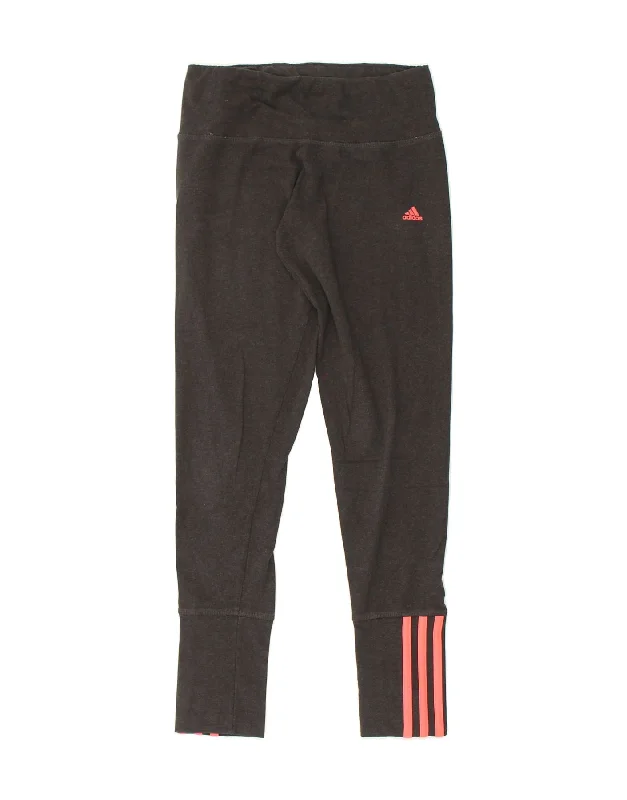 ADIDAS Womens Tracksuit Trousers Joggers UK 8/10 Small  Grey