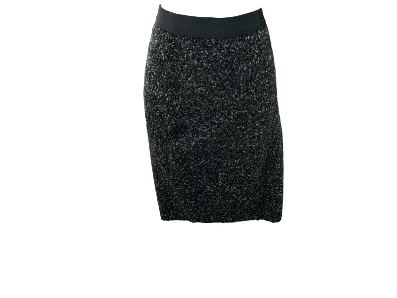 NWT BAILEY 44 SKIRT M BLK GREY