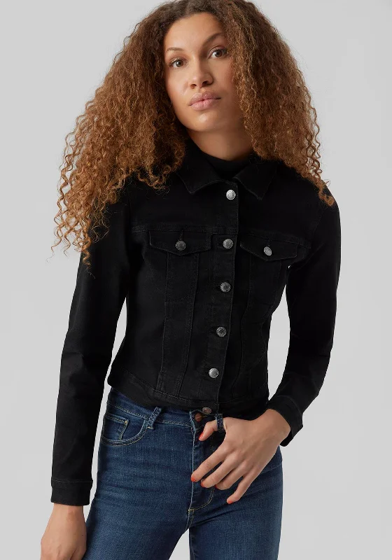 Vero Moda Luna Denim Jacket, Black