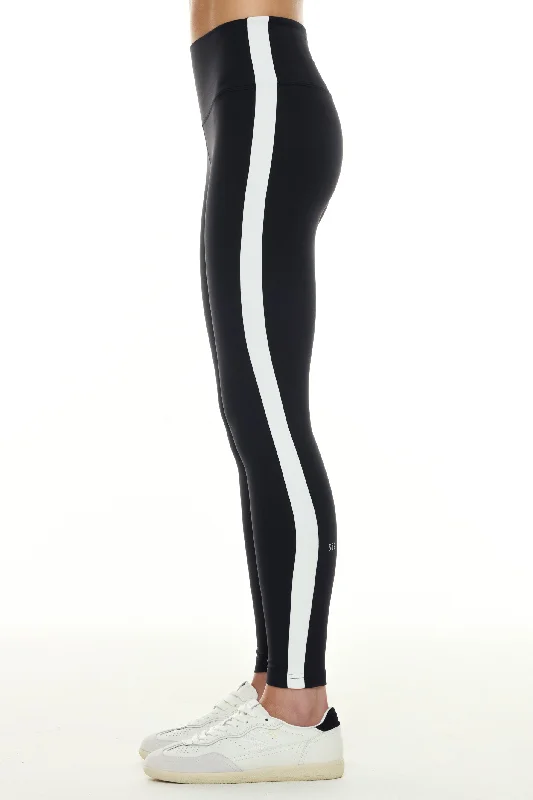 Clare High Waist Rigor 7/8 Legging - Black/white