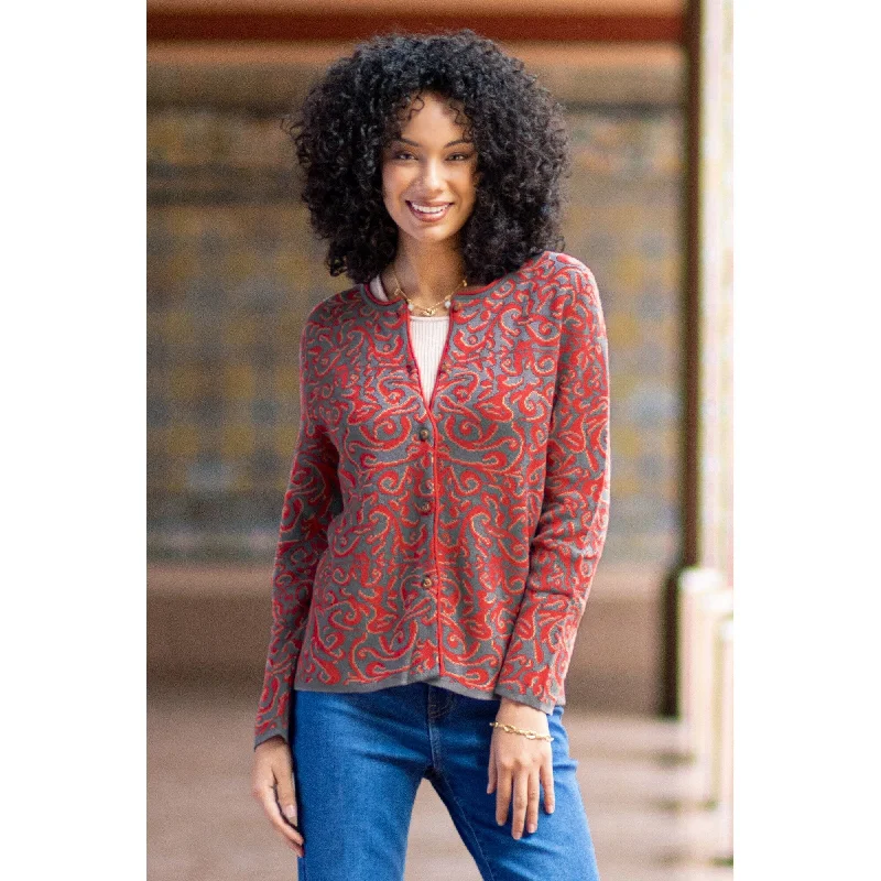 Novica Handmade Miraflores Joy Cotton Cardigan