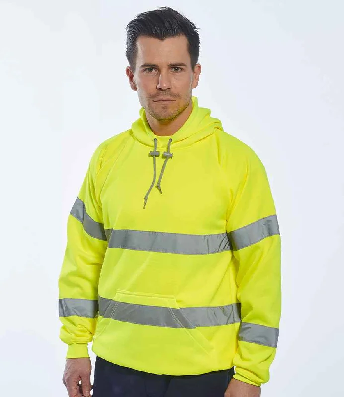 Portwest Hi-Vis Hoodie | Yellow