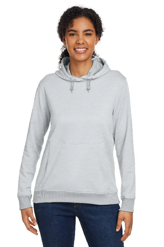 Under Armour Womens Storm Armourfleece Water Resistant Hooded Sweatshirt Hoodie w/ Pouch Pocket - Mod Grey