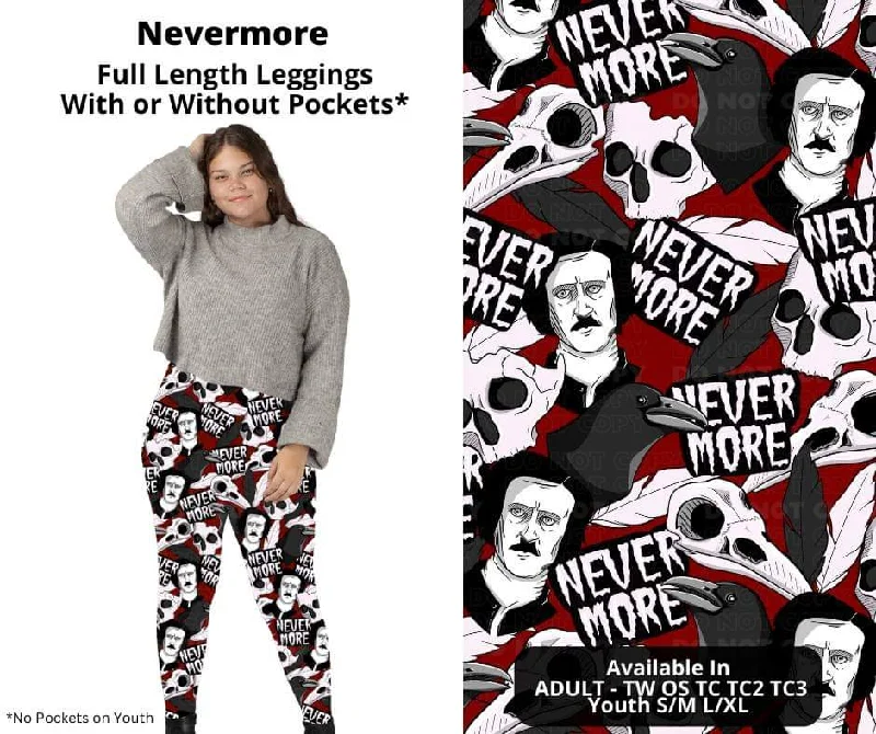 Nevermore Full Length Leggings w/ Pockets