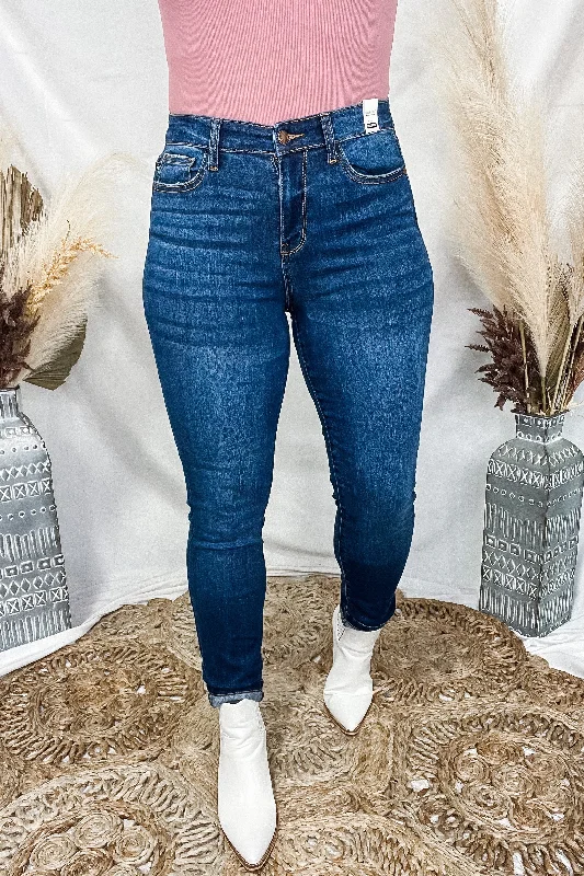 The Judy's - Dark Denim Non Distressed Jeans