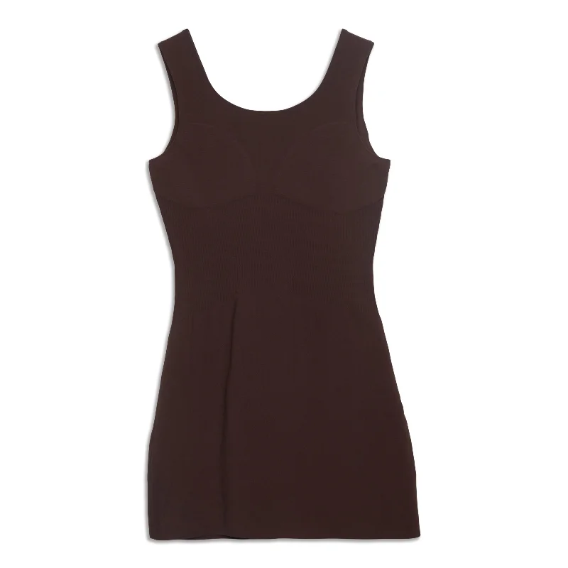 Tight-Fit Knit Tank Dress - Resale