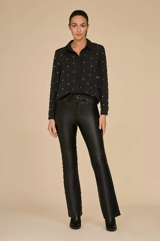 Kai Leather Pant - Black