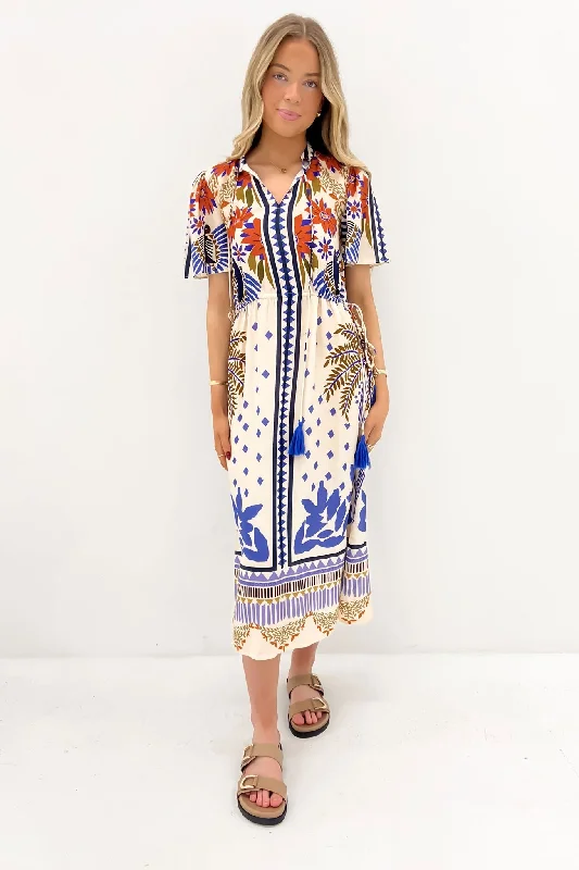 Venya Midi Dress Tropical Sagrada